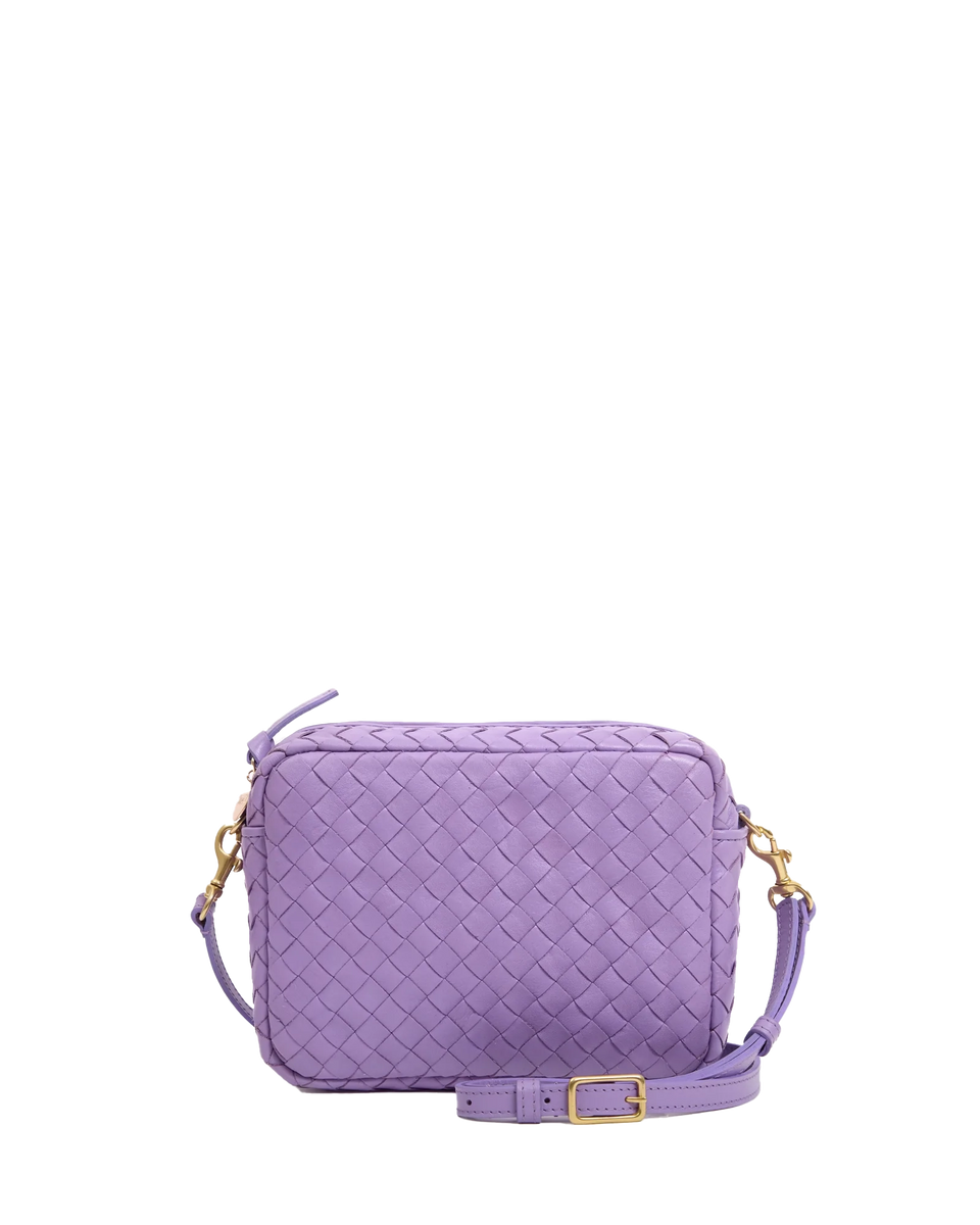 Midi Sac in Jacaranda Diagonal Woven – Lane-Knight