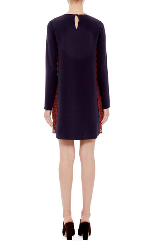 knee length dresses for ladies Crepe Shift Lindsey Dress 4